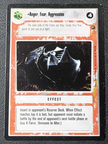 Star Wars Oyun Kartı 1997