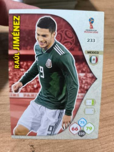 LOT.7 » PANİNİ COLLECTOR'S FIFA WORLD CUP RUSSIA 2018 RAUL JIMENEZ 233