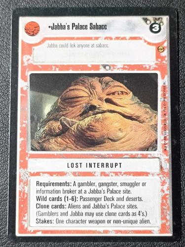 Star Wars Oyun Kartı 1998