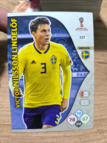 LOT.6 » PANİNİ COLLECTOR'S FIFA WORLD CUP RUSSIA 2018 VIKTOR NILSSON LINDELÖF 327