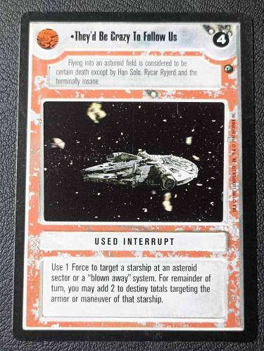 Star Wars Oyun Kartı 1997