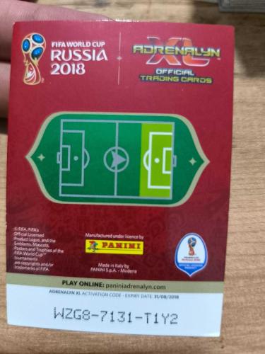 PANİNİ COLLECTOR'S FIFA WORLD CUP RUSSIA 2018  GONZALO HIGUAİN 15