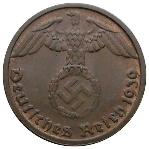 Almanya 1939 Yılı 1 Pfennig ÇÇT (+)
