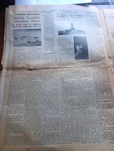 Tan Gazetesi - Turkish Newspaper - 21 Temmuz 1936 - Montrö zaferi mukavele gece imzalandı - gece saat 12 bütün millet ayakta vapurlar düdük çalıyor sokaklarda alkış sesleri yükseliyor halk zaferi kutluyor - büyük önderimiz Atatürk anafartalar'da G. İzzeddin ve Cevat Abbas'la beraber fotoğraf - Ordu bugün merasim ile Çanakkale'ye giriyor - Montrödeki merasim boğazlar zaferimiz dün altın kalemle imzalandı - İspanya'da dahili muharebe yazan Raif N. Meto - İspanya'da birçok şehirler yanıyor yüzlerce ölü var - Mussolini'nin beyanatı - Toy Çocuk yazan Burhan Felek - Bükreş radyosunda Nihat Esengin konseri Fotoğrafı - ilk olimpiyat kafilesi yola çıktı fotoğraflar - Atatürk Çanakkale muharebesi'ni anlatıyor - Ademle Havva yazan Burhan Cahit - Üç İstanbul yazan Mithat Cemal Yazı Dizisi - radyo programı - Sümerbank yerli mallar pazarları - Hasan acıbadem yağı kremi - Columbia elektrik pilleri ve bataryaları - Üsküdar Amerikan kız lisesi kayıtları başlamıştır - Maliye vekili Fuat Ağralı Ankarada