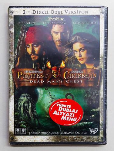 Karayip Korsanları Ölü Adamın Sandığı - 2 Diskli DVD Film SIFIR AMBALAJINDA ( Pirates of the Caribbean - Dead Man's Chest )
