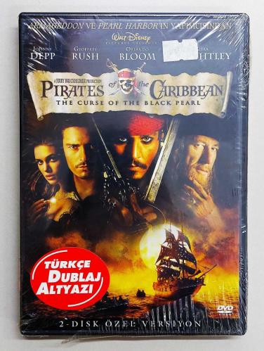 Karayip Korsanları Siyah İnci'nin Laneti-2 Diskli DVD Film SIFIR AMBALAJINDA ( Pirates of the Caribbean - The Curse of the Black Pearl )