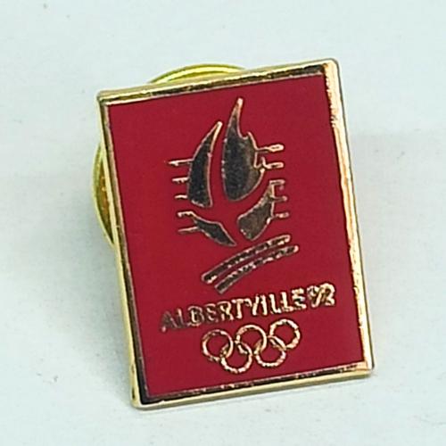 Albertville 1992 Fransa Kış Olimpiyatları Rozeti Pin