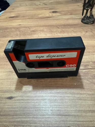Kaset Görünümlü Masaüstü Bant Kesici (Tape Dispenser) 14x8 cm