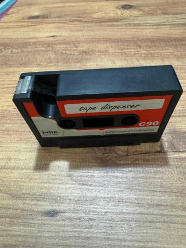 Kaset Görünümlü Masaüstü Bant Kesici (Tape Dispenser) 14x8 cm