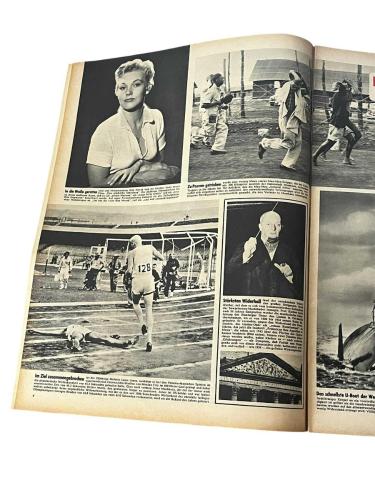 Revue Illustrierte 2 April 1955 Nr. 14 – Cover Arlene Dahl – Prinzessin Margaret