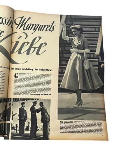 Revue Illustrierte 2 April 1955 Nr. 14 – Cover Arlene Dahl – Prinzessin Margaret