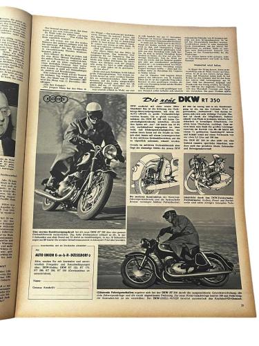 Revue Illustrierte 2 April 1955 Nr. 14 – Cover Arlene Dahl – Prinzessin Margaret