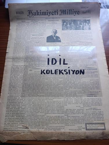 Hakimiyeti Milliye Gazetesi - Turkish Newspaper - 21 Kanunuevvel (Aralık ) 1929 - gündelik Amerika'nın iştiraki yazan Zeki Mesut Başmakale - meclis reisimiz Kazım Paşa İstanbul'da parlak bir merasimle karşılandı - büyük erkan-ı Harbiye reisi Fevzi Paşa'nın kerimesi hanımla Erkanı Harbiye hava müşaviri binbaşı Şefik Bey'in nişan merasimi Dün Mustafa Kemal Paşa hazretlerinin çankaya'daki köşkü'nde icra olunmuştur Fotoğrafı - İş Bankası umum müdürü Celal Bayar Fotoğrafı - Almanya hükümeti ile Reichsbank anlaşması - Beşler konferansı İngiltere kralı bir nutuk ile açacaktır - Türkiye Sovyet protokolünün akisleri - Filistin'de tabii hal avdet edemedi - Yaldız yazan Aka Gündüz Yazı Dizisi - Turing Kulüp seyyah celbi için hazırlığa başladı - Temmuz 14 yazan Emil Ludwig - Osram ampulleri - Chevrolet - Çin denizlerinde hüküm süren korsanlar Fotoğrafı - büyük tayyare piyangosu - İsmet Paşa kız enstitüsü'nde kızlarımızın ev ve aile hayatında kendilerine lazım olan dersler gösterilmektedirler foto