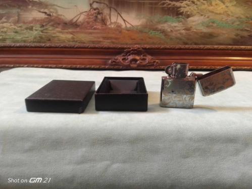 Zippo benzetme, pirinç kasa, benzinli çakmak (kutusunda)