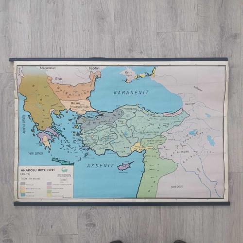 Anadolu Beylikleri (XIV. YY.)  / İki Harita