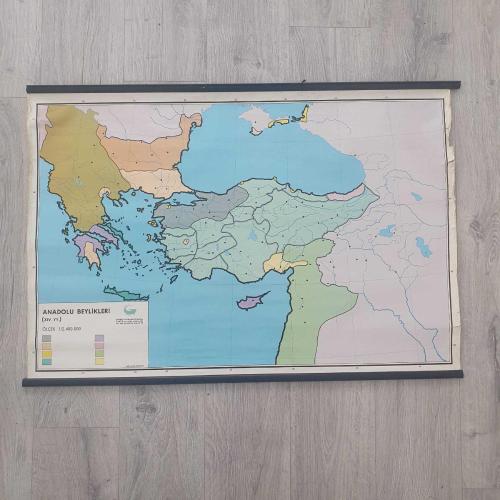 Anadolu Beylikleri (XIV. YY.)  / İki Harita