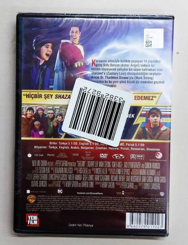 Shazam DVD Film SIFIR AMBALAJINDA
