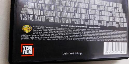 DC Justice League DVD Film ( Adalet Birliği )