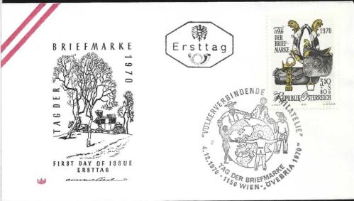 1970 Avusturya Pul Günü  2 adet FDC