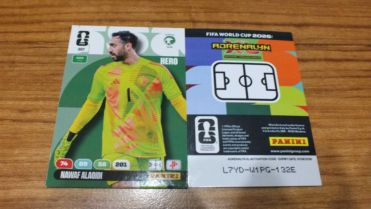 Antika - 2026 Panini FIFA World Cup Nawaf Alaqidi Saudi Arabia