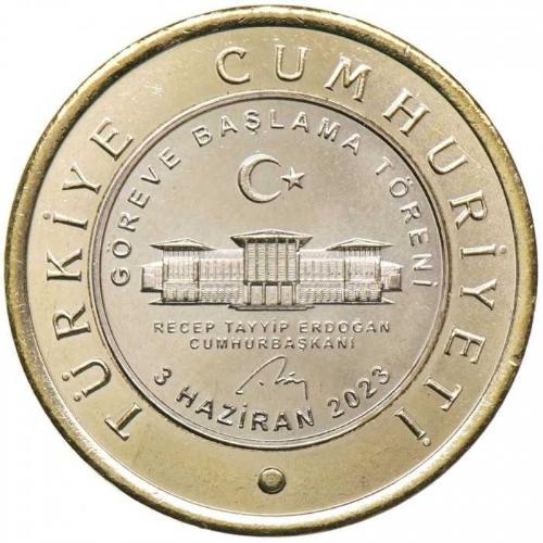 2023  GÖREVE BAŞLAMA 1TL HATIRA PARASI ÇİL