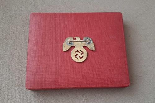 İKİNCİ DÜNYA SAVAŞI ALMANYA - NAZİ ASKERİ PİLOT BRÖVESİ - ROZET - MADALYA C5002