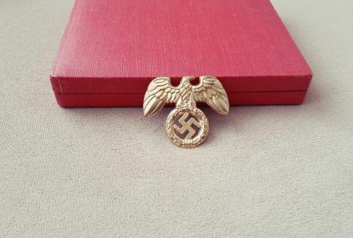 İKİNCİ DÜNYA SAVAŞI ALMANYA - NAZİ ASKERİ PİLOT BRÖVESİ - ROZET - MADALYA C5002