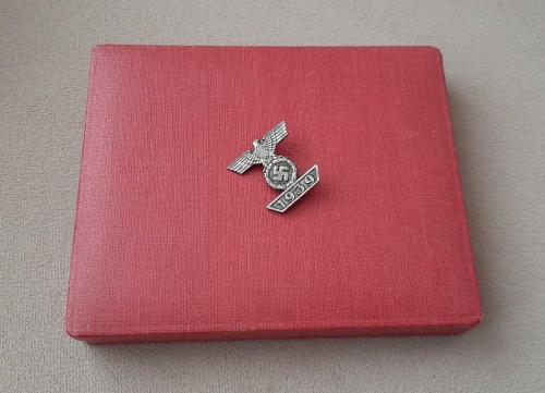 İKİNCİ DÜNYA SAVAŞI ALMANYA - NAZİ ASKERİ PİLOT BRÖVESİ - ROZETİ - MADALYA C5003