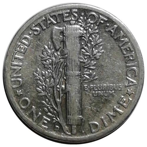 ABD 1941 Yılı 10 Cent Mercury ÇÇT