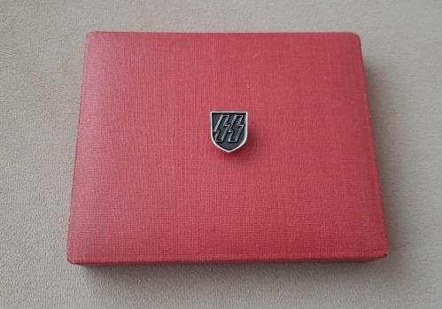 İKİNCİ DÜNYA SAVAŞI ALMANYA - NAZİ ASKERİ SS ROZETİ - MADALYA C5005