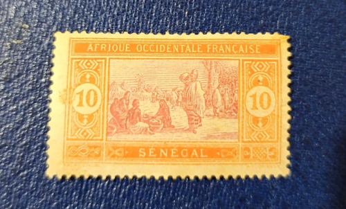 Fransız Batı Afrikası _ 1914 _ damgasız