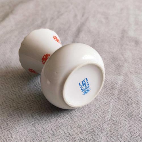 Sümerbank Porselen Kar Tanesi Desenli Mini Boy Vazo