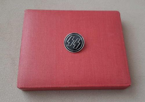 İKİNCİ DÜNYA SAVAŞI ALMANYA - NAZİ ASKERİ SS ROZETİ - MADALYA C5006