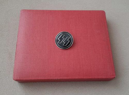 İKİNCİ DÜNYA SAVAŞI ALMANYA - NAZİ ASKERİ SS ROZETİ - MADALYA C5006