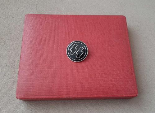 İKİNCİ DÜNYA SAVAŞI ALMANYA - NAZİ ASKERİ SS ROZETİ - MADALYA C5006