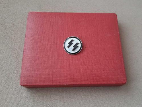 İKİNCİ DÜNYA SAVAŞI ALMANYA - NAZİ ASKERİ SS ROZETİ - MADALYA C5007