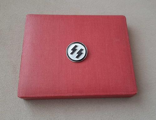 İKİNCİ DÜNYA SAVAŞI ALMANYA - NAZİ ASKERİ SS ROZETİ - MADALYA C5007