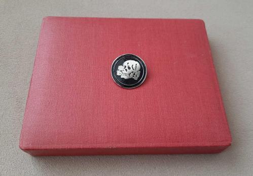 İKİNCİ DÜNYA SAVAŞI ALMANYA - NAZİ ASKERİ KURU KAFA ROZETİ - MADALYA C5008