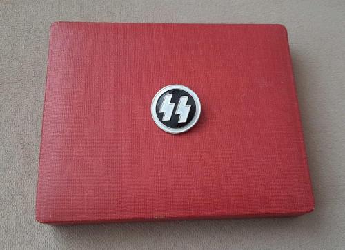 İKİNCİ DÜNYA SAVAŞI ALMANYA - NAZİ ASKERİ SS ROZETİ - MADALYA C5013