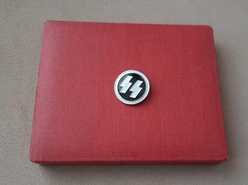 İKİNCİ DÜNYA SAVAŞI ALMANYA - NAZİ ASKERİ SS ROZETİ - MADALYA C5013