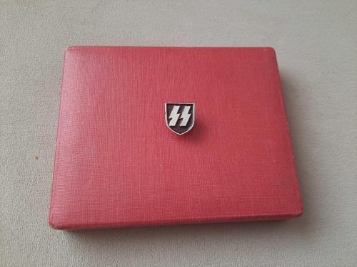 İKİNCİ DÜNYA SAVAŞI ALMANYA - NAZİ ASKERİ SS ROZETİ - MADALYA C5013