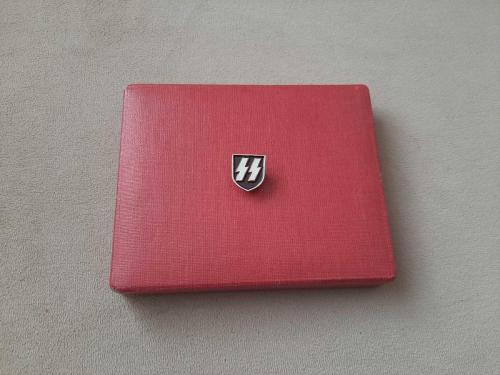 İKİNCİ DÜNYA SAVAŞI ALMANYA - NAZİ ASKERİ SS ROZETİ - MADALYA C5013