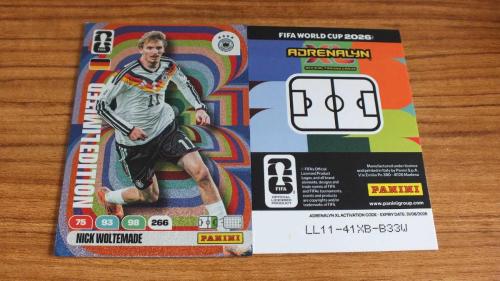 2026 Panini FIFA World Cup Nick Woltemade Germany Limited Edition