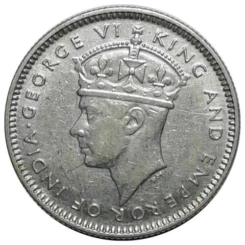 Malaya 1939 Yılı 10 Cent Gümüş ÇİL