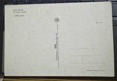 Gazi Mustafa Kemal Atatürk Eski Kartpostal