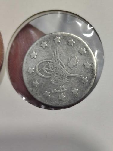 Sultan Abdülhamit 1293/21 Gümüş 2 Kuruş Nadir