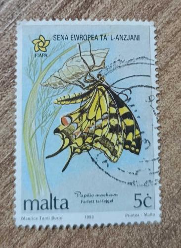 Malta _ damgalı pul