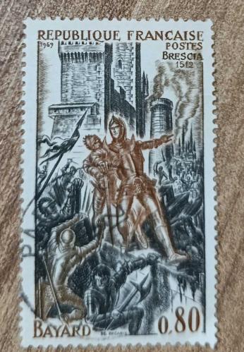 Fransa _ damgalı pul