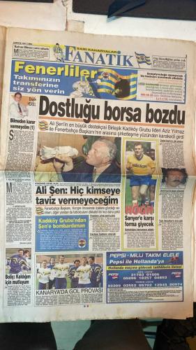 FANATİK SPOR GAZETESİ - TURKISH NEWSPAPER - DOĞUM GÜNÜ HEDİYESİ  - EKSİKSİZ TAM TAKIM GAZETE - 2 MAYIS 1997 - SAYI: 529 - MEHMET ALİ YILMAZ - ALİ ŞEN - SÜLEYMAN SEBA - İSMET TONGO - NACİ YALINKILIÇ - RAHMAN SAĞIROĞLU - GERÇEK SPOR GAZETESİ - FANATİK - TRABZONSPORLULAR - FENER VE TRABZON'A SERVET - BRATTBAKK - BARCA RONALDO BOMBASI - SAMSUN BURSA'YI MİSAFİR EDİYOR - ÇİN AMBARGOSU - BAŞKAN ÖZBEK'TEN SKANDAL - DEV ZİRVE - AY-YILDIZLI HÜZÜN - KAHIR GECESİ - FUTBOLSEVERLER ŞAŞKIN - OLIVIERA'DAN HATIRA - M. ALİ YILMAZ'LA DOBRA DOBRA - SERGEN VE ALPAY 1.1 TRİLYON - TESELLİ - TÜRKİYE'NİN GÖZYAŞLARI - UMUDUMUZ KALMADI - BERRAK DENİZE DENİZLİ RENGİ - İSTİFA GÜNDEMDE YOK - OLIVEIRA BELÇİKA'YI YENİDEN YÜKSELTTİ - HOLLANDA GALİBİYETİ TESADÜF - DENİZLİ'YE TAM DESTEK - TÜRKİYE - BELÇİKA - SAMSUNSPOR - BURSASPOR - TRABZONSPOR - GALATASARAY - BEŞİKTAŞ - FENERBAHÇE - TÜRKİYE 1-3 BELÇİKA - SAMSUNSPOR VS BURSASPOR (SKOR BELİRTİLMEMİŞ)