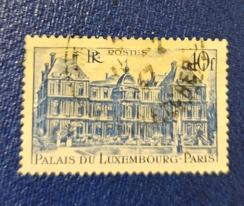 Fransa _ damgalı pul